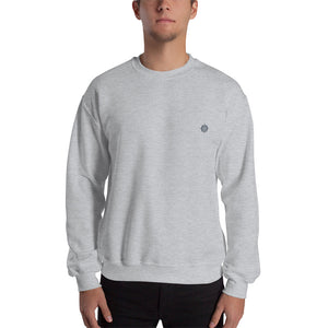 Sweatshirt With Small Space Invader on Chest , Logo on back