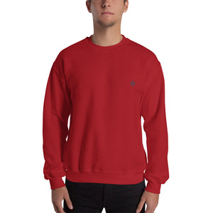Sweatshirt With Small Space Invader on Chest , Logo on back