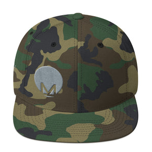 Snapback Hat with Round M logo