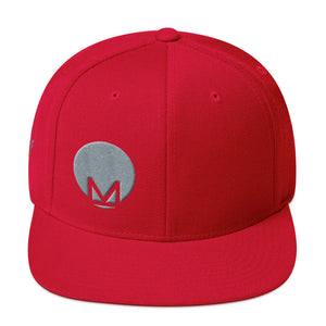 Snapback Hat with Round M logo