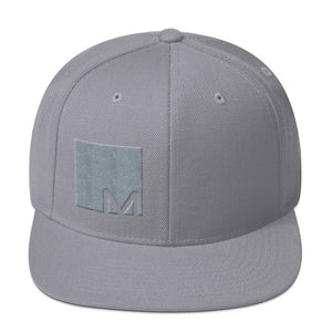 Square M Snapback Hat