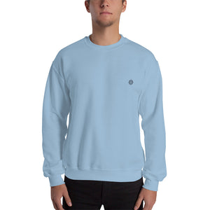 Sweatshirt With Small Space Invader on Chest , Logo on back