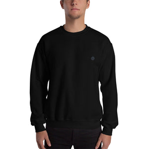 Sweatshirt With Small Space Invader on Chest , Logo on back