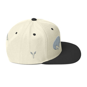 Snapback Hat with Round M logo