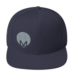 Snapback Hat with Round M logo