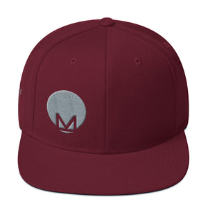 Snapback Hat with Round M logo