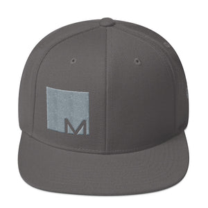 Square M Snapback Hat