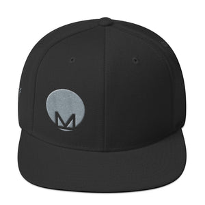 Snapback Hat with Round M logo