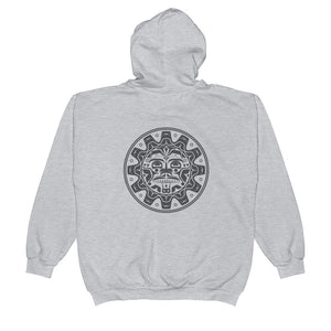 "Sun God"  Zip Hoodie